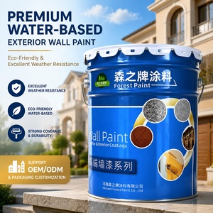 China Factory Weather Resistant Building Colorful Decorative Luxury Wall <strong>Paint</strong> Coating for House Exterior Wall - Product Image 2
