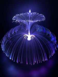 Kleurrijke Veranderende Led Fiber Dubbellaagse Kwallen Kerstboom Licht Decor Plastic Indoor Decoratie Slaapkamer Woonkamer - Product Image 5