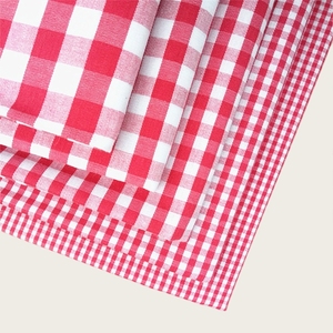 Tissu en coton pur tissé uni teint en fil à carreaux, style vintage années 40, idéal pour la confection de chemises et de blouses - Product Image 2