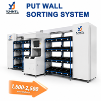 Peralatan Penyortiran Dinding 3D Otomatis, Penyortir Dinding Otomatis, Sistem Penyortiran Dinding Cerdas AGV/Sistem Penyortiran