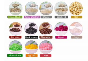 850g Suministro de fábrica Precio al por mayor Coix Seed Popping Boba Pearl Barley para té de burbujas - Product Image 6