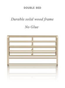 Struttura Letto Matrimoniale di Lusso Moderno in Legno con Testiera Imbottita in Vera Pelle King Queen Size per Hotel - Product Image 6