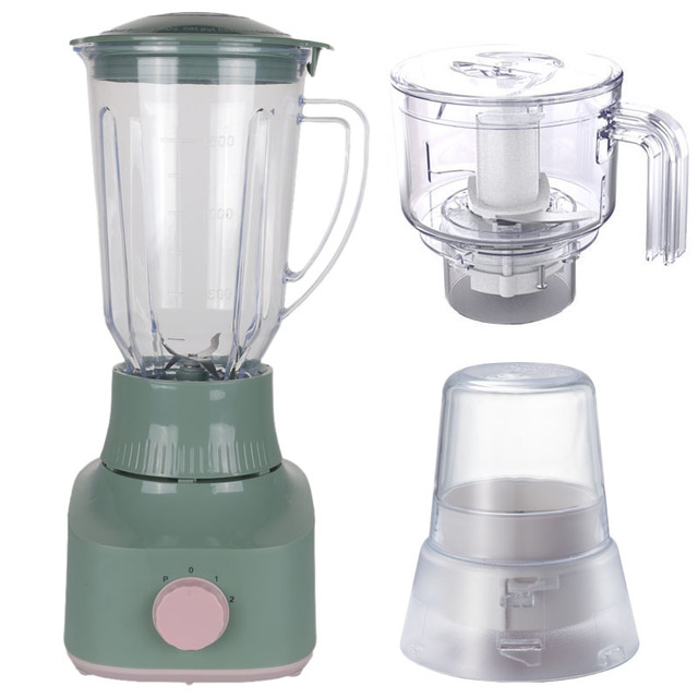 Custom logo 350W Smoothie Blender 3 in 1 Food Mixer for Crushing Whole Fruits & Vegetables