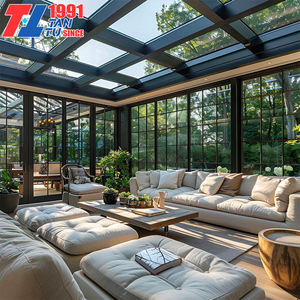 Nouvelles Tendances Solariums Personnalisés 4 Saisons Préfabriqués à Toit Incliné Modulaires pour Jardin et Véranda - Product Image 2