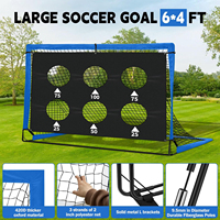 Pabrik OEM/ODM Mini Gawang Sepak Bola Lipat Portabel Target Sepak Bola Anak Jaring Latihan Halaman Belakang Aksesoris Sepak Bola 3