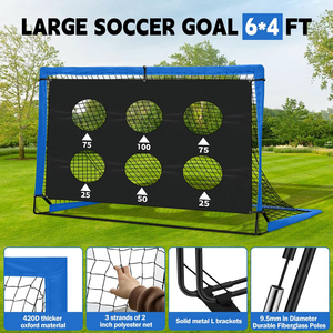 <span class=keywords><strong>Mini</strong></span> But de Football Pliable et Portable pour Enfants, Filet de Cible de Football pour Entraînement Intérieur et Extérieur, Accessoires de Football - Product Image 4