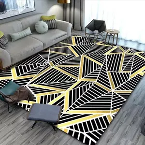 Floor Home Decor Crystal Velvet Printed Carpet 3d Non-slip Printed Carpet Area Carpet