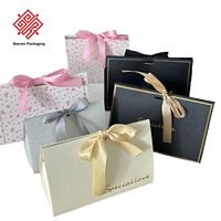 Baoren Umweltfreundliche Recycelbare Biologisch Abbaubare Karton-Geschenkbox für Weihnachten, Süßigkeiten, Schals, Anpassbare Farbe, Verpackungsdekoration