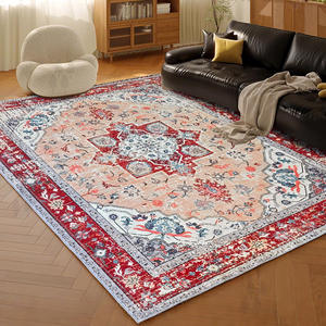 Alfombra <span class=keywords><strong>de</strong></span> sofá <span class=keywords><strong>de</strong></span> sala <span class=keywords><strong>de</strong></span> estar <span class=keywords><strong>de</strong></span> estilo retro con fondo antideslizante compuesto <span class=keywords><strong>de</strong></span> TPR Alfombra <span class=keywords><strong>de</strong></span> dormitorio <span class=keywords><strong>de</strong></span> estilo persa - Product Image 1