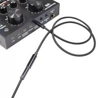 3,3 Fuß Kopfhörer-Verlängerungskabel 3,5 mm Stecker auf Buchse Aux-Audio-Verlängerungskabel Nylon-Ummantelung für Mediaplayer