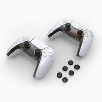 Manchettes de remplacement 6-en-1 pour manettes PS5/PS4, capuchons antidérapants en forme de champignon pour joysticks de manette PlayStation
