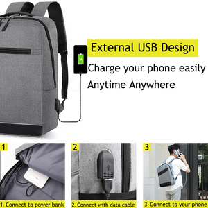 Nouvel ensemble de 3 sacs pour ordinateur portable 2025 avec port de chargement USB, sac étanche et durable pour les affaires - Product Image 3
