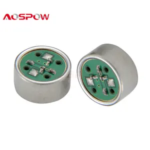 Aospow mikrofon elektrik 9.7*4.5mm, mikrofon kapsul Omnidirectional untuk Iphone