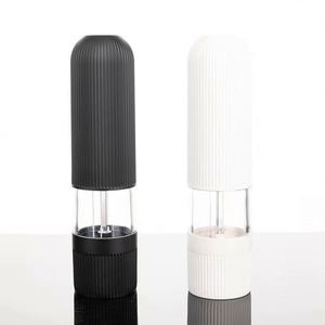 Molino de Especias de Cocina Único, Juego de Molinillos de Sal y Pimienta Manuales Recargables de PP con Bandeja LED Giratoria, Sistema DIY para Restaurante - Product Image 2