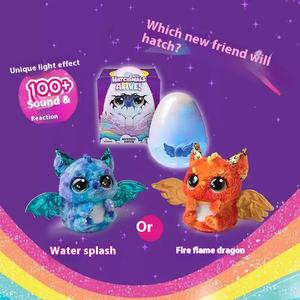 Ha Tchimals Hatch Magic Egg Jouet électronique en peluche pour enfants assistant à la cérémonie du bébé Dragon et Licorne - Product Image 6