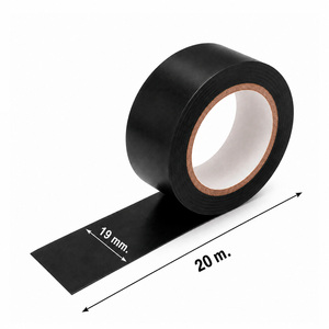 Nastro isolante 20 m x 19 mm. Nero. Per uso domestico. - Product Image 2