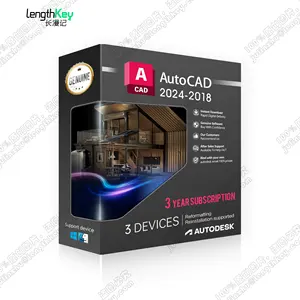 24/7 Online AutoCAD 3 Year Subscription 2025/2024/2023/2022 For PC/Mac Genuine License Key Drafting Drawing Tool Software