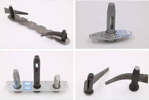 Cale plate et incurvée de <span class=keywords><strong>coffrage</strong></span> concret pour l'attache nominale d'accessoire de forme <span class=keywords><strong>en</strong></span> aluminium pleine attache de mur - Product Image 5