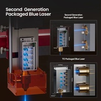 AtomStack A24 X24 Pro 120W Máquina CNC de Segunda Generación para Cortar Madera, Acrílico, Vidrio, Metal y Joyería, Máquinas de Grabado Láser