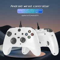 TGZ T-A102L Controlador de Juegos con Cable 6 en 1 de Alta Calidad para P3, Android, PC, 360, TV Box, Raspberry Pi