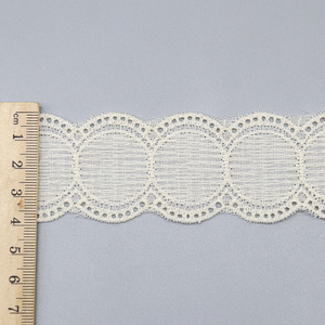 Elegant Cotton <strong>Lace</strong> Trim Edging - <strong>Soft</strong> &amp; Delicate <strong>Fabric</strong> <strong>Lace</strong> for Sewing, Crafts, and Apparel Decor - Product Image 6