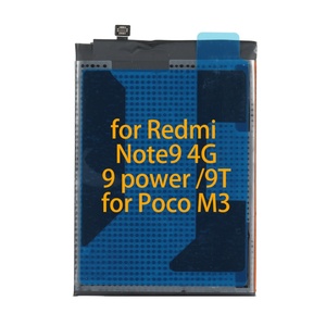 Batterie de téléphone 6000mAh BN62 pour Xiaomi Note9 4G POCO M3 Batteries de haute qualité pour Redmi Redmi 9T 9 Power - Product Image 2