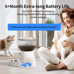 Petwant工厂OEM ODM 4L WIFI 2.4G & 5g宠物喂食器300万像素高清摄像机三密封设计猫狗自动喂食器 - Product Image 2