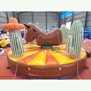 Thiết kế mới Inflatable cưỡi Bull trò chơi bơm hơi thể thao trò chơi tương tác Inflatable PVC trò chơi - Product Image 1