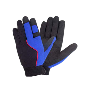 Nuevo diseño logotipo personalizado Gas y aceite seguridad extracción taladro TPR trabajo de impacto Industrial guantes eléctricos hombres guantes mecánicos - Product Image 1