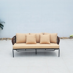 أريكة حديثة من الألومنيوم للحديقة الخارجية ، حبل <span class=keywords><strong>Guangdong</strong></span> - Product Image 3