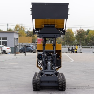 รถดัมพ์ขนาดเล็กคุณภาพสูงแบบอัตโนมัติ รุ่น HT500Y-5 รถบรรทุกตีนตะขาบแบบเทเองได้ พร้อมระบบ PLC และปั๊มสำหรับงานก่อสร้าง - Product Image 1