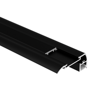 KC T forme étape bande lumière vers le bas Pc Pmma couverture Led escalier nez profilés d'extrusion d'aluminium