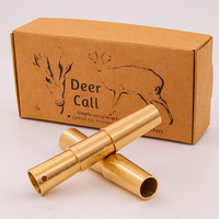 Prix usine laiton chasse leurre appelant sifflet Deerlet appel chasseur bionique leurre chasse appelant sifflet