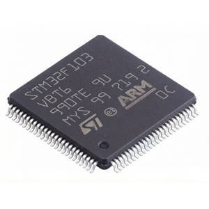 Microcontrolador STM32F103VBT6 LQFP-100, IC MCU ARM, Microcontroladores - MCU de 32 Bits Cortex M3, 128K, 20KB RAM, 2X12 ADC - Product Image 1