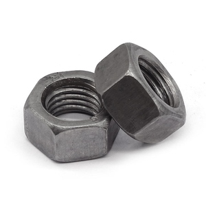 Tuerca Hexagonal Negra de Acero al Carbono de Alta Calidad, Grado de Resistencia 4/<span class=keywords><strong>5</strong></span>/6/8/10/12, UNC UNF 3/16 1/2 <span class=keywords><strong>5</strong></span>/32, DIN934 - Product Image 1