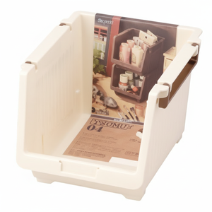 Organizer per cucina bianco profondo a 2 livelli Inomata - Product Image 1