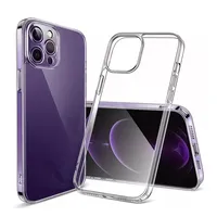 TPU PC antichoc clair Transparent téléphone Caese couverture protecteur pour iphone 15 14 13 Pro Max Anti-choc clair housse de téléphone
