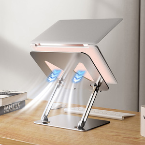 Soporte Universal para Laptop y Tablet, Metálico, Plegable, Portátil, Ajustable en Altura, con Ventilación, Venta al Por Mayor - Product Image 2