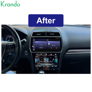 Krando เครื่องเสียงรถยนต์แอนดรอยด์สำหรับ Ford <span class=keywords><strong>Explorer</strong></span> 12 + 10นิ้ว, เครื่องเสียงรถยนต์มัลติมีเดีย2011 2019พร้อมแผง AC วิทยุรถยนต์ระบบจีพีเอส - Product Image 4