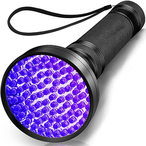 Lampe <span class=keywords><strong>de</strong></span> poche UV en aluminium, haute puissance 100 LED 395 nm, détecteur <span class=keywords><strong>de</strong></span> taches d'urine pour animaux <span class=keywords><strong>de</strong></span> compagnie, lampe <span class=keywords><strong>de</strong></span> poche <span class=keywords><strong>de</strong></span> <span class=keywords><strong>lit</strong></span> et <span class=keywords><strong>de</strong></span> Scorpions - Product Image 1