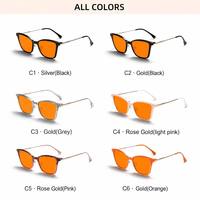 Lunettes à clipser multi-niveaux Sunray Blue Cut pour ordinateur portable, téléphone, tablette, métal, magnétiques, légères, unisexes, anti-lumière bleue, UV400