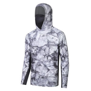 カスタムフィッシングウェア UPF50 吸汗速乾 UVカット フィッシングシャツ プリント入り パフォーマンス 長袖 メンズ<span class=keywords><strong>T</strong></span>シャツ フィッシング<span class=keywords><strong>T</strong></span>シャツ - Product Image 1