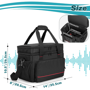 Bolsa para máquina de <span class=keywords><strong>karaoke</strong></span> con múltiples bolsillos, estuche portátil para máquina de <span class=keywords><strong>karaoke</strong></span>, estuche de almacenamiento duradero para máquina de <span class=keywords><strong>karaoke</strong></span> - Product Image 4