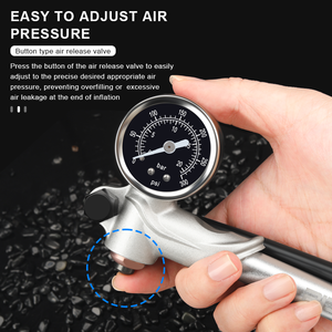 <span class=keywords><strong>Pompe</strong></span> à vélo haute pression RIDERACE avec manomètre pour fourche et <span class=keywords><strong>suspension</strong></span> arrière amortisseur <span class=keywords><strong>vtt</strong></span> vélo de route gonfleur d'<span class=keywords><strong>air</strong></span> pompes à main - Product Image 2