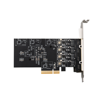 Carte réseau PCIe 4 ports 2,5 Gbps, adaptateur réseau Ethernet 4 ports 10/100/1000M/2,5G RJ45 avec Realtek/RT8125B