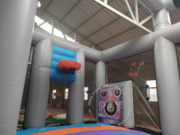 Château gonflable commercial en forme de boombox