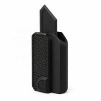 Couteau Fidget Toy Radish à gravité imprimé en 3D, lame rétractable en plastique, anti-stress, en PLA sûr, jouet de bureau