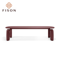 Table à manger rectangulaire en bois massif vintage simple, best-seller, finition mate moderne, OEM/ODM acceptable