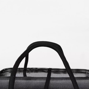 Bath Storage Mesh Toiletry <b>Bag</b> 20-35L <b>Foldable</b> Large Capacity Bathroom Travel Organizer Rectangle Shape Casual Style - Product Image 3