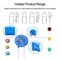 Résistances dépendantes de tension VDR TVR ZOV 3Movs Varistor 5D-25D 10d471k 14d751k Toutes tailles 220K-182K Fournisseur de résistance en oxyde de zinc
